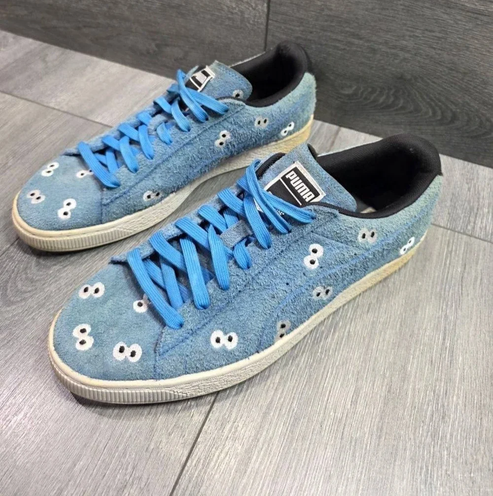 PUMA x Sesame Street Suede Cookie Monster French Blue Men's Sneakers 43 S000148
